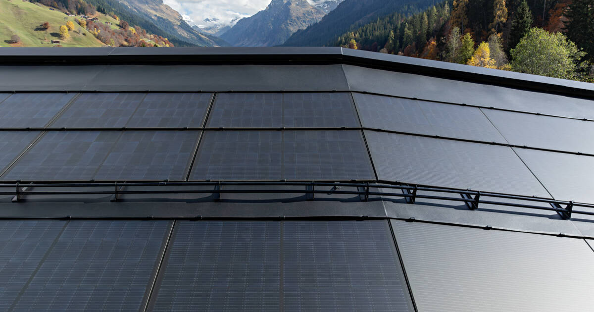 Swisspearl Solar – Integrerade solpaneler - Swisspearl