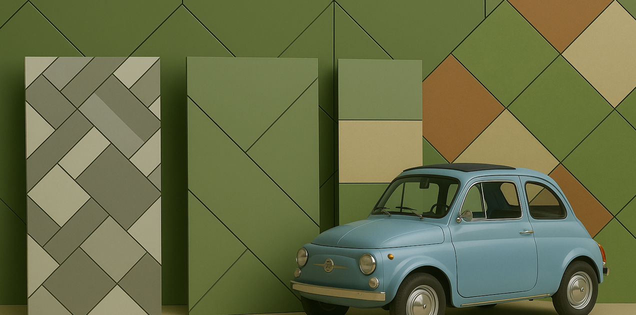 Koncept-flera-mönster-bil