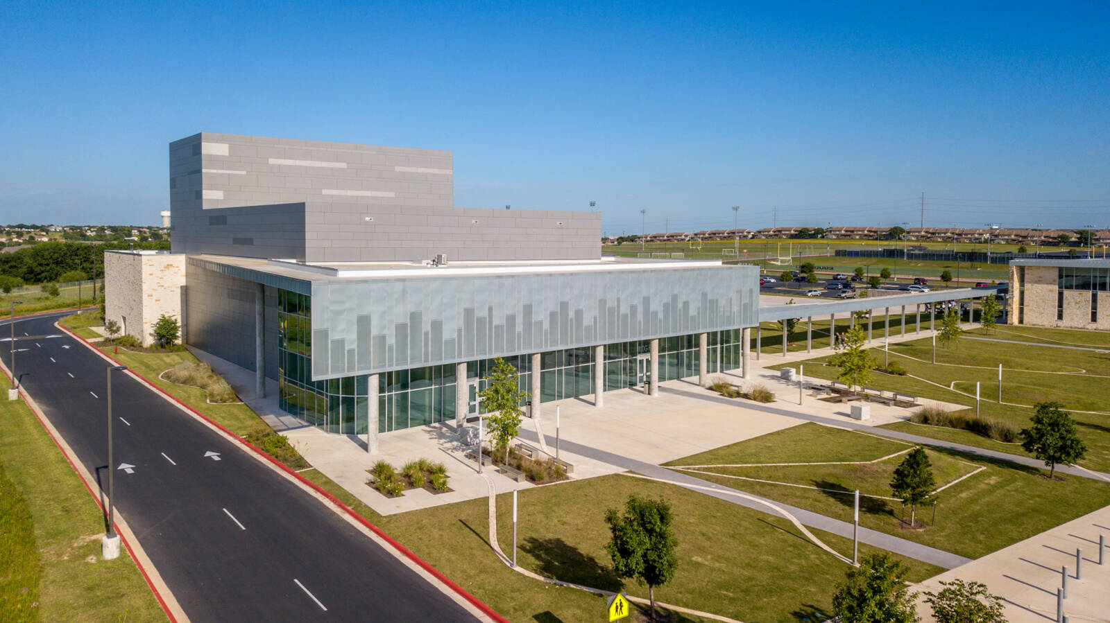 Cedar Ridge Texas Cedar Ridge High School Auditorium - Swisspearl