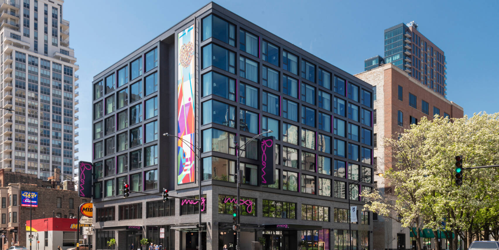 Moxy Hotel, Chicago, Illinois, USA
