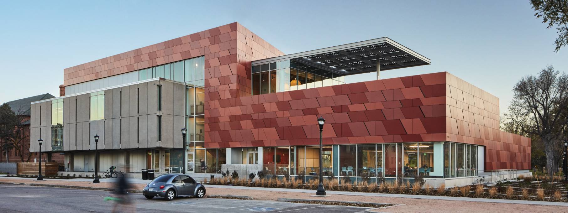 Carbon-neutral facility Tutt Library, Colorado Springs, Colorado, USA