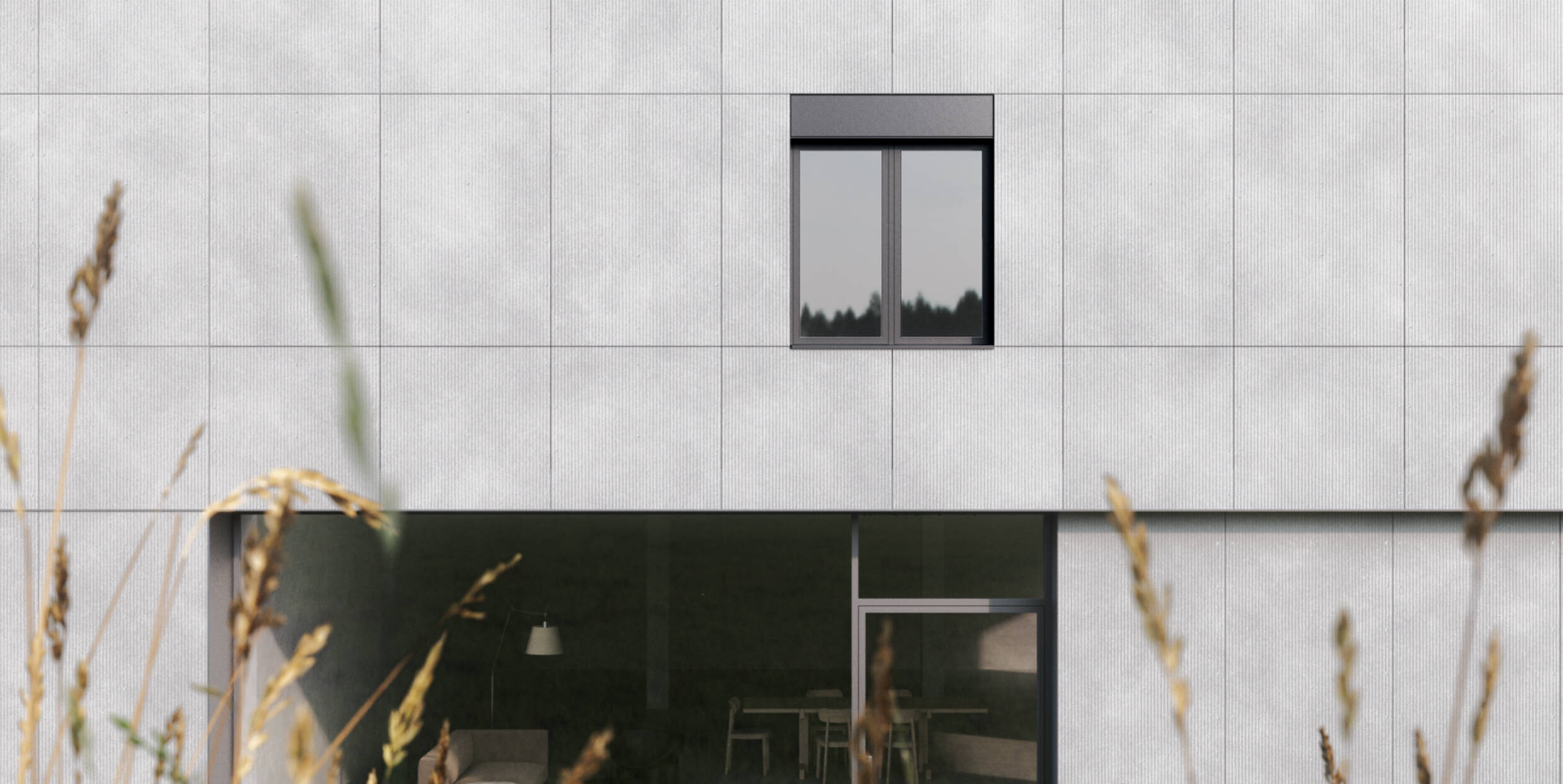 Swisspearl fibre cement material sample - Swisspearl