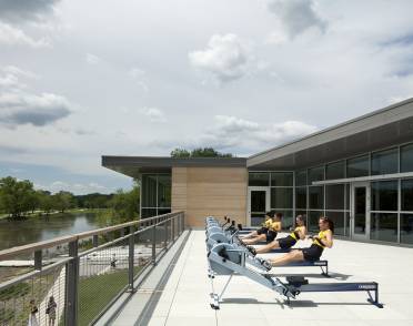 Beckwith Boathouse, Iowa City, Iowa, USA