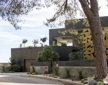 Black Villa, Beverly Hills, California, USA