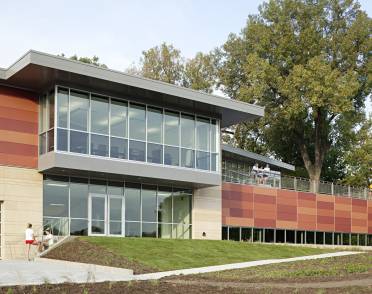 Beckwith Boathouse, Iowa City, Iowa, USA