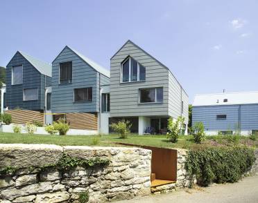 Terraced single-family houses, La Neuveville, Switzerland