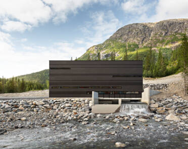 Hydropower Plant, Tosbotn, Norwegen