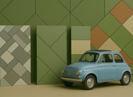 Koncept-flera-mönster-bil