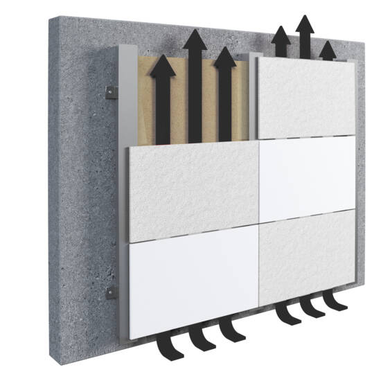 Swisspearl Ventilated Facade Graphic