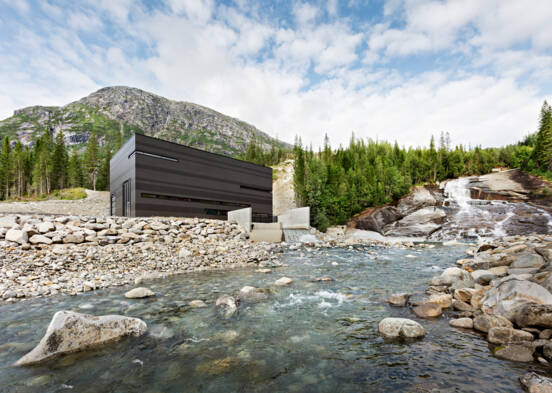 Hydropower Plant, Tosbotn, Norwegen