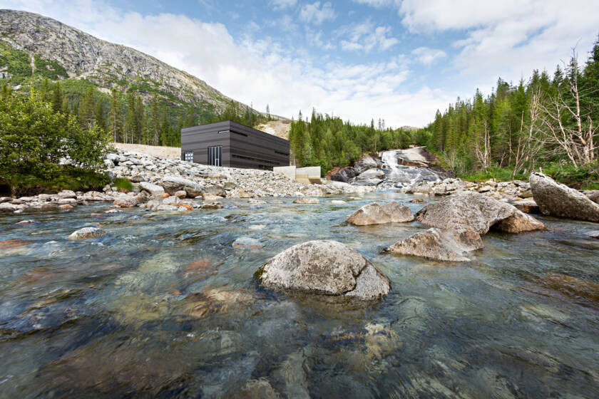 Hydropower Plant, Tosbotn, Norwegen