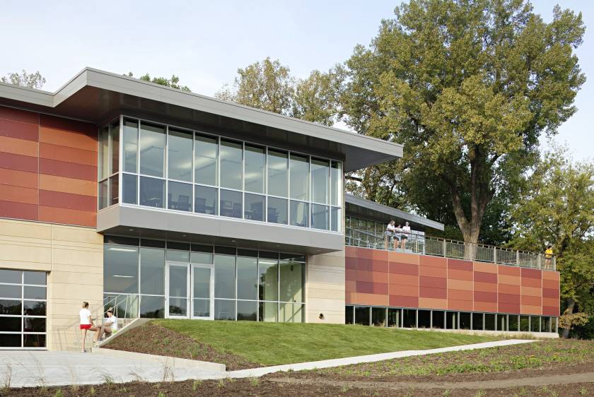 Beckwith Boathouse, Iowa City, Iowa, USA