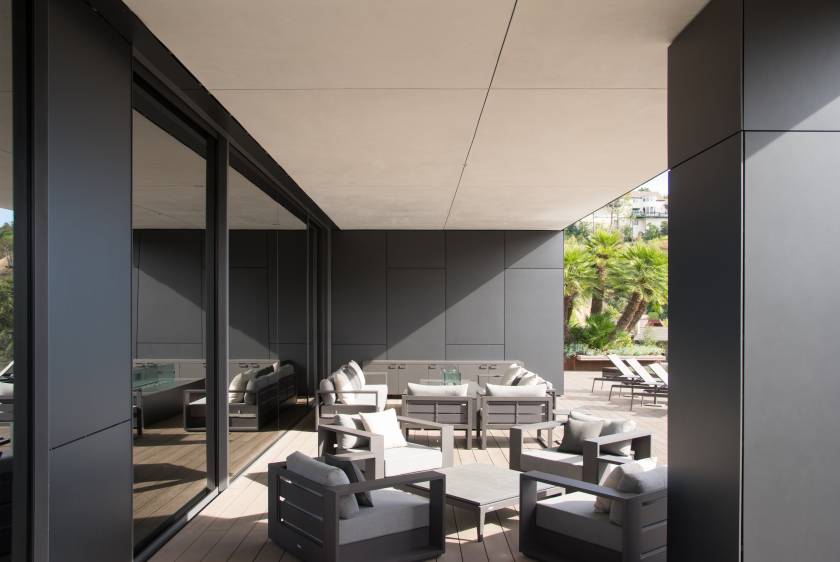 Black Villa, Beverly Hills, California, USA