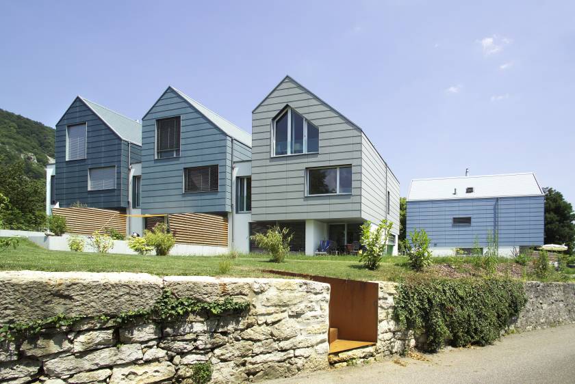 Terraced single-family houses, La Neuveville, Switzerland
