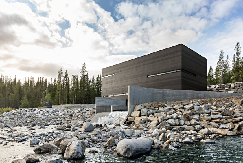 Hydropower Plant, Tosbotn, Norwegen