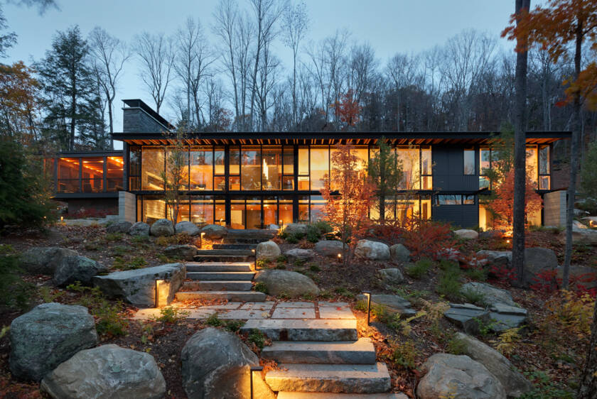 House on Haliburton Lake, Haliburton Lake, Ontario, Canada
