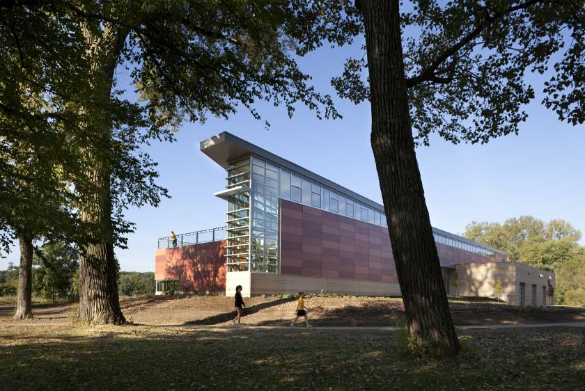 Beckwith Boathouse, Iowa City, Iowa, USA