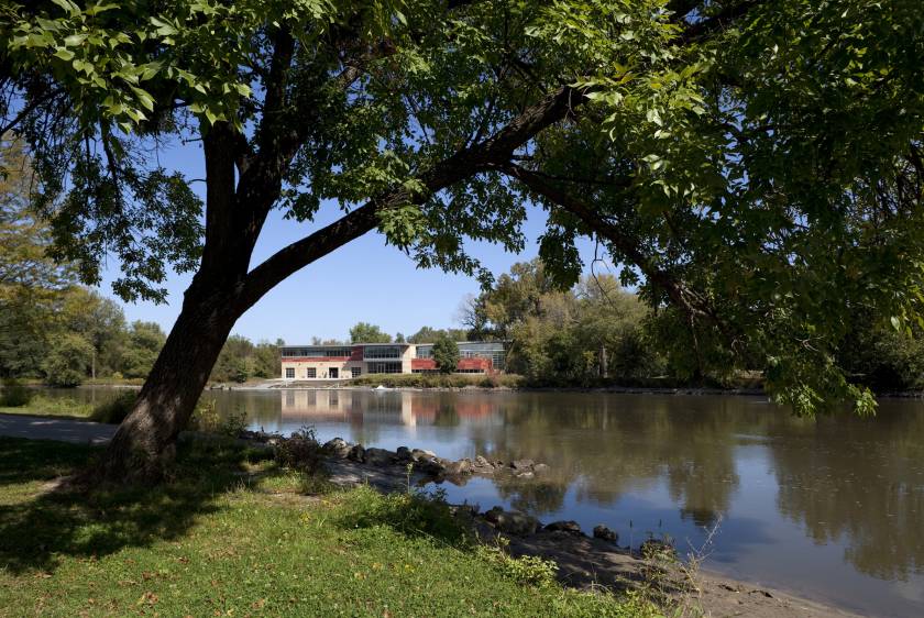 Beckwith Boathouse, Iowa City, Iowa, USA