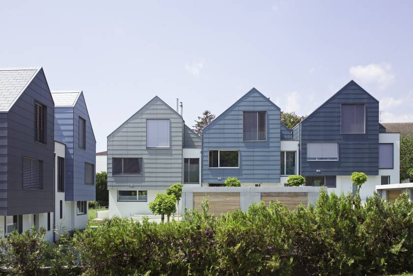 Terraced single-family houses, La Neuveville, Switzerland