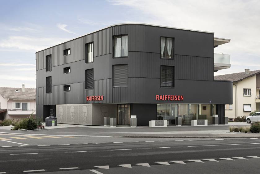 Bank building, Vouvry, Switzerland
