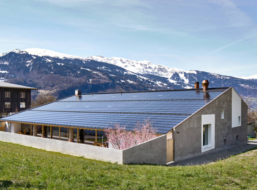 Rénovation et extension à haute efficacité énergétique Salle polyvalente, Fläsch, CH