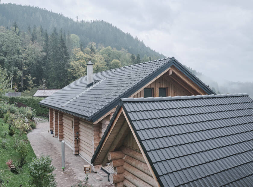 Naturstammhaus in der Steiermark