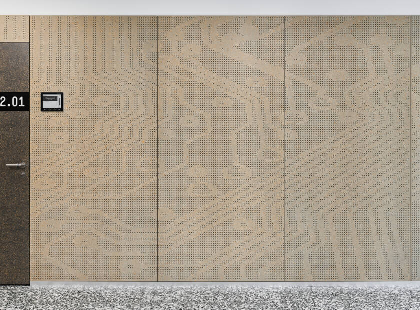 La perforation personnalisée crée une liberté de conception architecturale dans l'aménagement intérieur BWZ Stans