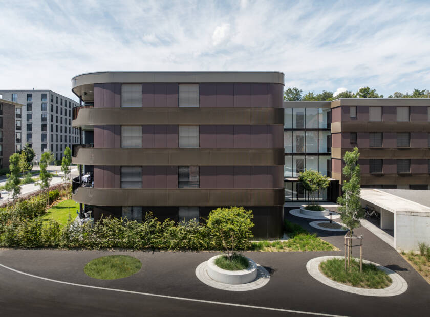 curved-corner house, Bülach, CH
